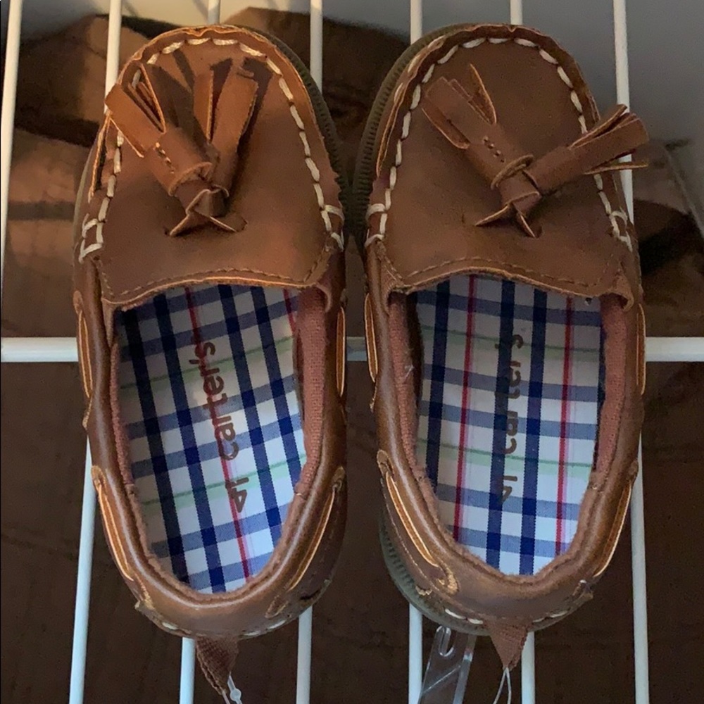 Brown toddler boys  shoes